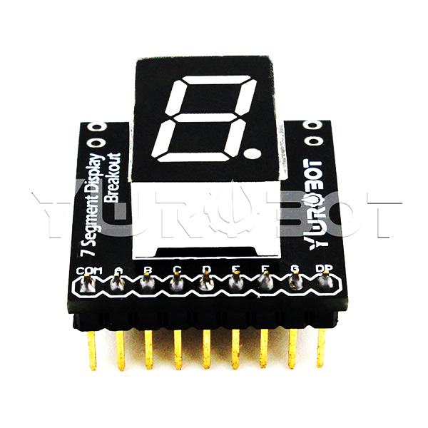 디바이스마트,오픈소스/코딩교육 > 아두이노 > 아두이노 LED/LCD모듈,YwRobot,아두이노 디스플레이 모듈 [ELB081012],아두이노 호환 / 1자리 디스플레이 모듈 / 색상: 레드 / 전압: 1.8V (5V 사용은 전류 제한 저항을 추가해야 함) / 사이즈: 26 * 24mm / 브레드보드,핀 미포함