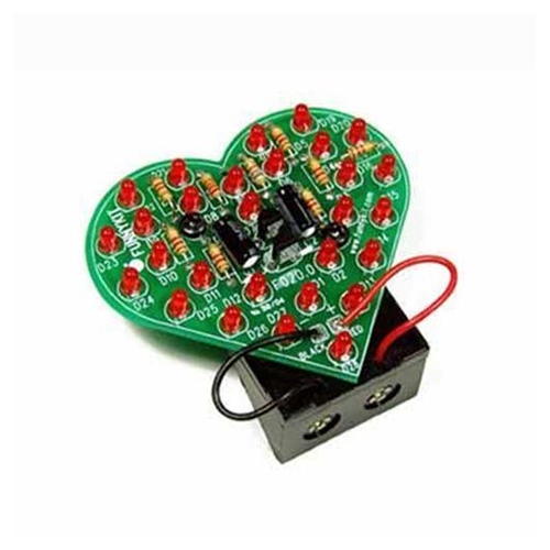 (무남땜) 반짝이는 LED 하트 [DK101NS]