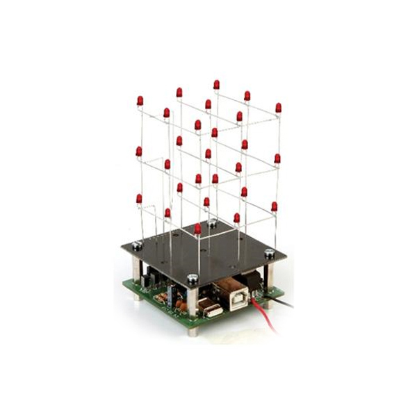 3D LED CUBE 3x3x3, LED 큐브 [MK193]