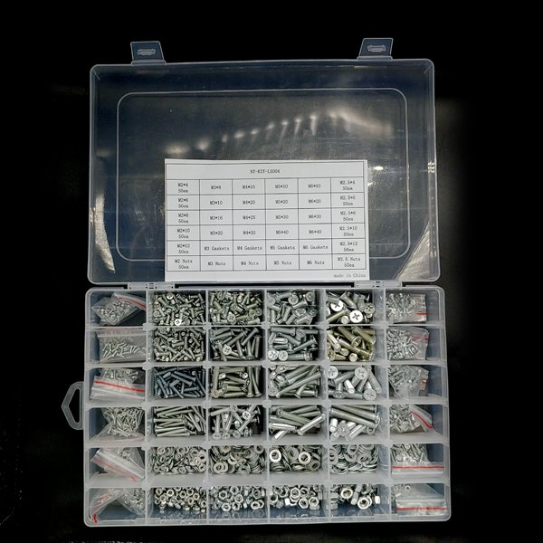 디바이스마트,RLC/수동소자 > 엔지니어 샘플키트 > 볼트/너트/기계부품 키트,NT-KIT,접시머리 십자볼트 + 너트 샘플키트 [NT-KIT-LS004],다양한 사이즈의 접시머리 십자볼트와 너트,와셔가 세트로 구성된 실속형 샘플키트 / 규격별로 10~50개 사이의 수량