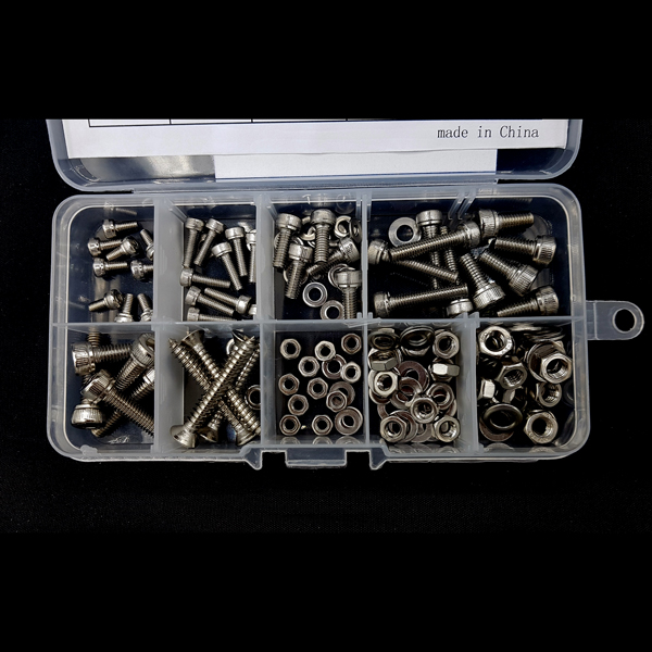 디바이스마트,RLC/수동소자 > 엔지니어 샘플키트 > 볼트/너트/기계부품 키트,NT-KIT,NT- DIY 기계 부품 키트 (스텐 육각 렌치볼트 A) [NT-KIT-LS011],M3,M4,M5 육각 렌치볼트와 너트, 접시머리 태핑나사로 구성되어 있는 실속형 키트입니다.샘플 키트로 한번에 해결하세요. / 재질: 304 스테인레스 스틸