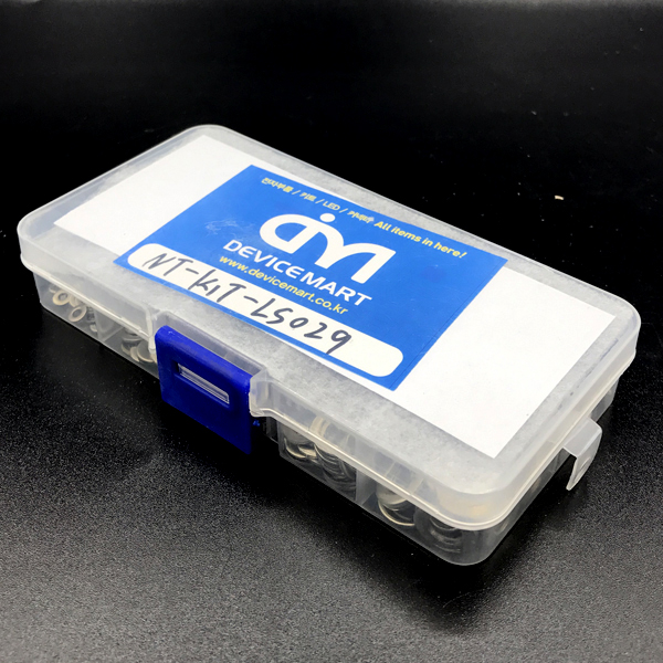 디바이스마트,RLC/수동소자 > 엔지니어 샘플키트 > 기타 키트,NT-KIT,링 가스켓 키트(300pcs) [NT-KIT-LS029],다양한 사이즈의 링 가스켓이 하나의 세트로 구성된 실속형 샘플키트