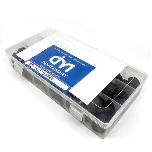 디바이스마트,RLC/수동소자 > 엔지니어 샘플키트 > 볼트/너트/기계부품 키트,NT-KIT,플라스틱 리벳 키트(205pcs) [NT-KIT-LS034],HB01~HB10 / 플라스틱 / 흑색 / 다양한 사이즈의 플라스틱 리벳으로 구성