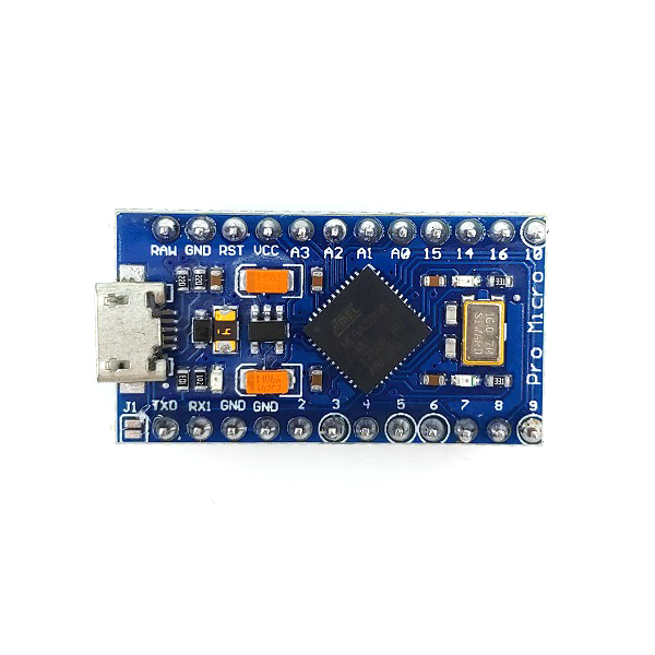디바이스마트,오픈소스/코딩교육 > 아두이노 > 아두이노 호환보드,SZH,아두이노 프로 마이크로 호환보드 5V/16MHz (납땜O) [SZH-EK207],Atmega32u4칩을 사용한 소형버전의 아두이노 레오나르도 보드입니다. / 핀헤더가 아래로 납땜되어 있습니다.