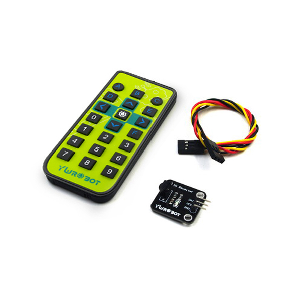 디바이스마트,MCU보드/전자키트 > 버튼/스위치/제어/RTC > 원격제어/무선컨트롤,YwRobot,아두이노용 무선 컨트롤러 + 적외선 리시버 모듈 [KIT080302],12m 최장거리까지 가능한 무선 컨트롤러와 적외선 리시버 모듈 세트