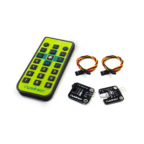 디바이스마트,MCU보드/전자키트 > 버튼/스위치/제어/RTC > 원격제어/무선컨트롤,YwRobot,아두이노용 무선 컨트롤러 + 적외선 리시버 모듈 + 적외선 원격제어 모듈 [KIT080303],12m 최장거리까지 가능한 무선 컨트롤러와 적외선 리시버 모듈, 원격제어 모듈 세트