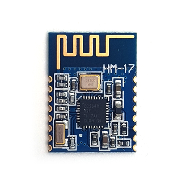 디바이스마트,MCU보드/전자키트 > 통신/네트워크 > 블루투스/BLE,Huamao,[정품] HM-17 iBeacon 블루투스 4.2 BLE 모듈 [SZH-EK386],BT Version: V4.2 BLE bluetooth 업그레이드 버전 / 칩: CC2640 / Firmware: V120 / Size: 13 * 18 * 2.2 mm