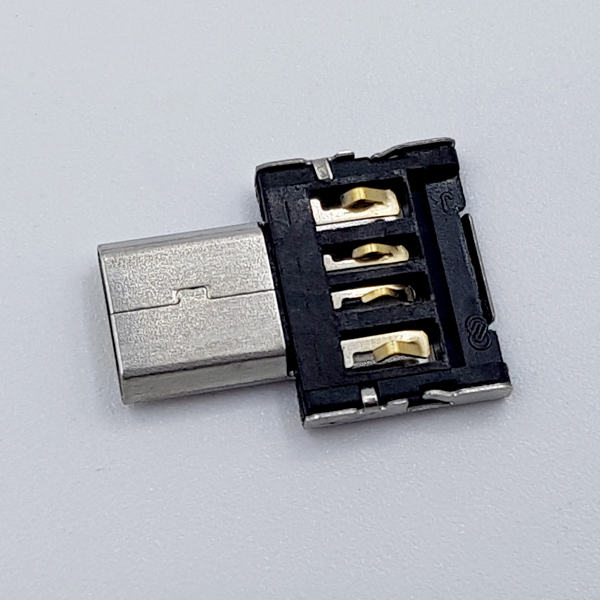 디바이스마트,커넥터/PCB > I/O 커넥터 > 젠더류 > USB2.0 젠더,,USB A(M) to USB micro B(M) OTG 초경량 미니젠더 [SZH-AT057],USB 변환 젠더 / Micro USB B 타입 MALE - USB A 타입 MALE