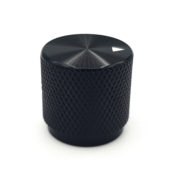 포텐셔미터용 알루미늄 노브 20mm 블랙 삼각형마크 [SZH-TH0035]