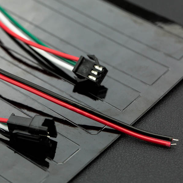 디바이스마트,MCU보드/전자키트 > 디스플레이 > LED,DFROBOT,Gravity: Flexible 16x16 RGB LED 매트릭스 [DFR0463],아두이노 호환 / Arduino I/O 확장 실드와 완벽하게 일치하는 핀을 제공 / 납땜된 XH2.54 3핀 인터페이스가 있는 사각 LED 패널 / LED 타입: SK6812,  WS2812 /  작동 전압: 5V / 사이즈: 160*160 mm