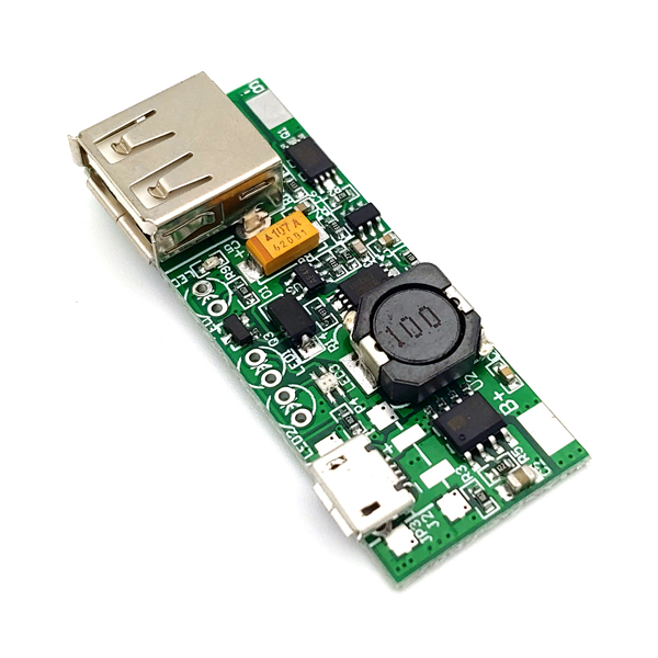 microUSB to USB 5V 1A 리튬배터리 충/방전 모듈 [SZH-EK333]