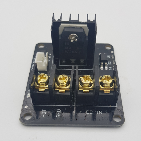 디바이스마트,기계/제어/로봇/모터 > 3D프린터 > 3D 프린터 부품 > 제어보드 및 IC,SZH,3D 프린터 히팅베드 파워 모듈 [SZH-EK368],3D 프린터 히팅베드에 전류를 공급해주는 가열 모듈 / 전압 : 12V - 24V / 최대 전류(with active cooling) : 25A