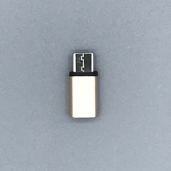 OTG 마이크로 5핀 to C타입 변환젠더[골드][MO-YRD-035]