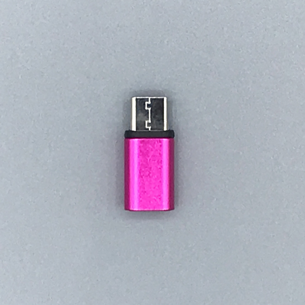 OTG 마이크로 5핀 to C타입 변환젠더[핑크] [MO-YRD-036]