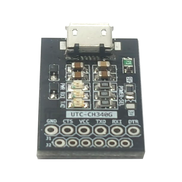 디바이스마트,MCU보드/전자키트 > 개발용 장비 > USB/RS232/RS485 컨버터,아이오테크놀로지,TTL232 TO USB(CH340G) [IOT-CON-CH340G],CH340G 칩셋 장착 / USB전원 3V,5V 선택사용 / USB신호를 TTL(UART RX,TX)변경 / 사이즈:16mm x 27mm
