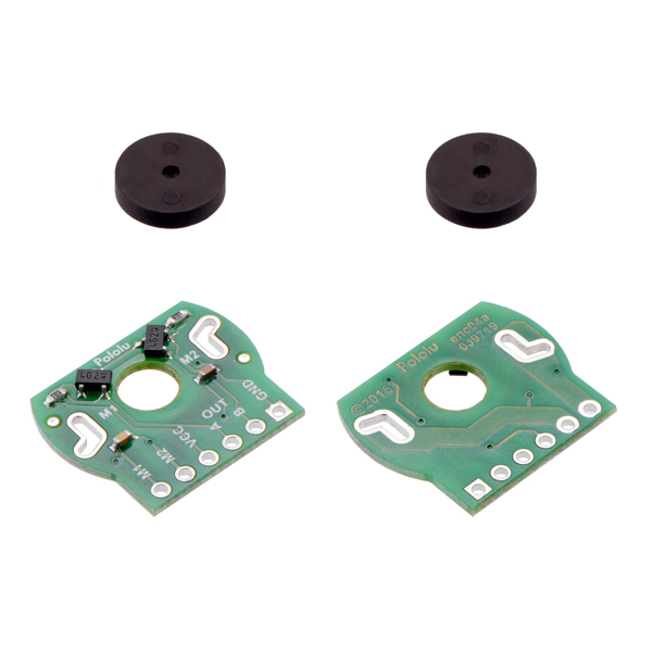 Magnetic Encoder Pair Kit for Mini Plastic Gearmotors, 12 CPR, 2.7-18V #1523