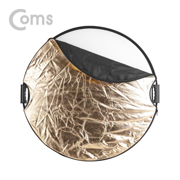 디바이스마트,컴퓨터/모바일/가전 > CCTV/프로젝터/영상장비 > 영상 관련 액세서리,Coms,[IE797] Coms 휴대용 반사판(야외촬영/그립형) 5color 변경, 소 / 실버,화이트,디퓨저,블랙,골드,5가지 컬러변경이 가능한 휴대용 반사판입니다.