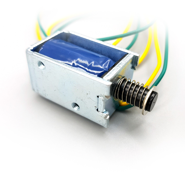 디바이스마트,기계/제어/로봇/모터 > 모터류 > 특수모터 > 솔레노이드,SZH,솔레노이드 액추에이터 6V~24V DS-0630S [SZH-GNP529],6V~24V 솔레노이드 액추에이터 / 소비전류 : 12V 기준 660mA / 소비전력 : 12V 기준 8W / 적용분야 : 게임콘솔, 자동판매기, 사무장비, 운송장비, 가전제품 등