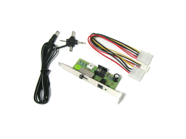 Coms 12V 전원 멀티 브라켓 - 3/6/9/12V 조절 사용/ 4가지 전원 잭 [DCP401] [P3547]