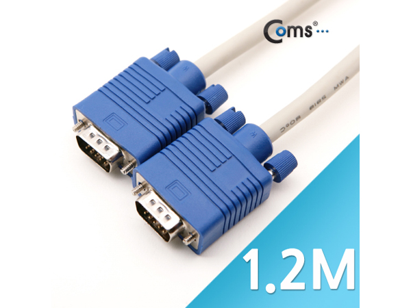 디바이스마트,,Coms,쎄미형 모니터 RGB 케이블 1.2M - M/M 타입 [C0919],M/M 타입
