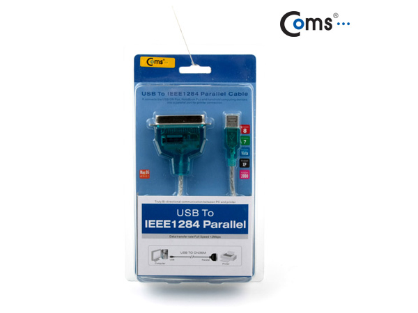 디바이스마트,MCU보드/전자키트 > 개발용 장비 > USB/RS232/RS485 컨버터,Coms,USB 패러렐 컨버터, CN36(구형 프린터 단자) [U9371],