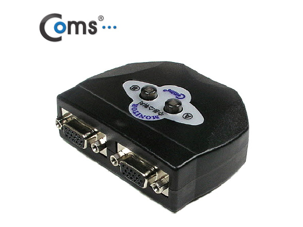 디바이스마트,컴퓨터/모바일/가전 > 네트워크/케이블/컨버터/IOT > KVM스위치/분배기/선택기 > 모니터 선택/분배/확장기,Coms,모니터 공유기(선택기) 2:1 [LC025],