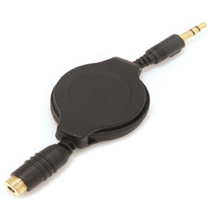 스테레오 케이블 3.5Φ 연장 (자동감김/1.5m) [C9875]