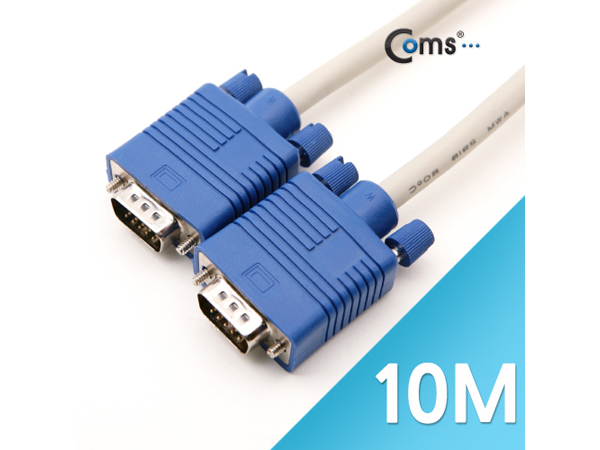 디바이스마트,,Coms,쎄미형 모니터 RGB 케이블 10M - M/M 타입 [C0924],