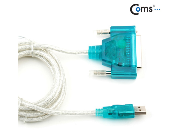 USB 패러렐 컨버터, 25핀(DB25F), 프린터케이블 연결, win7지원 [U9858]
