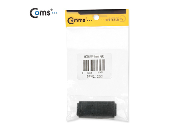 디바이스마트,케이블/전선 > 영상/음향 케이블 > HDMI/DVI 케이블,Coms,미니 HDMI 젠더 (Mini HDMI F/F) [G3343],Mini HDMI (C type) 연장 젠더 / FEMALE - FEMALE