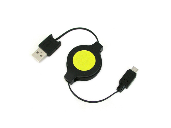 마이크로 USB 자동감김 케이블 1.2m - 일반 USB A(M)/Micro USB A(M) 케이블 [C2369]