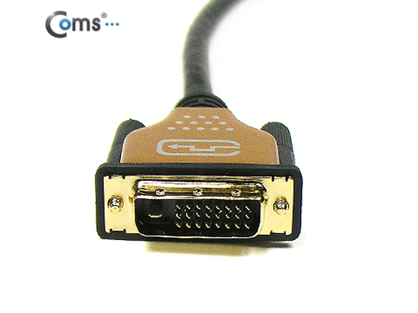 디바이스마트,케이블/전선 > 영상/음향 케이블 > DVI 케이블,Coms,DVI-D 듀얼 케이블/metal 고급형, 3M [C2831],DVI-D 듀얼 케이블 / 길이 : 3M