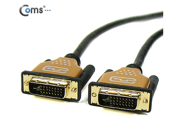 디바이스마트,케이블/전선 > 영상/음향 케이블 > DVI 케이블,Coms,DVI-D 듀얼 케이블/metal 고급형, 1.8M [C2830],DVI-D 듀얼 케이블 / 길이 : 1.8M