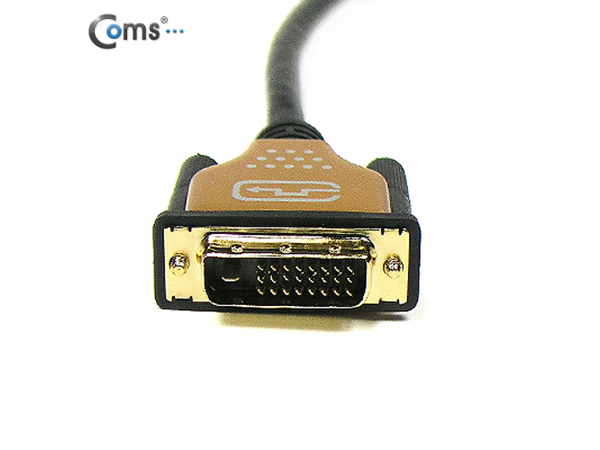 디바이스마트,케이블/전선 > 영상/음향 케이블 > DVI 케이블,Coms,DVI-D 듀얼 케이블/metal 고급형, 5M [C2832],DVI-D 듀얼 케이블 / 길이 : 5M