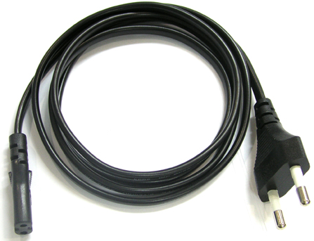 디바이스마트,케이블/전선 > PC/네트워크/통신 케이블 > 전원/파워 케이블,Coms,전원 AC 8자 코드 [P3455],AC 8자형 전원 케이블 / 1.2M