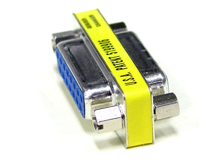 디바이스마트,,Coms,Coms D-SUB AUI 젠더[2열 15F/F] [G0678],