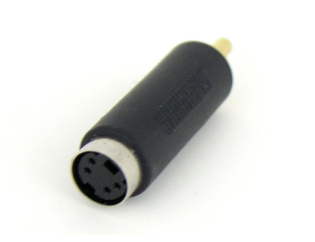 디바이스마트,커넥터/PCB > I/O 커넥터 > 젠더류 > SVHS 젠더,Coms,AV젠더 SVHS(4P)F/RCA(M) [G9063],SVHS 변환 젠더 / SVHS FEMALE - RCA MALE