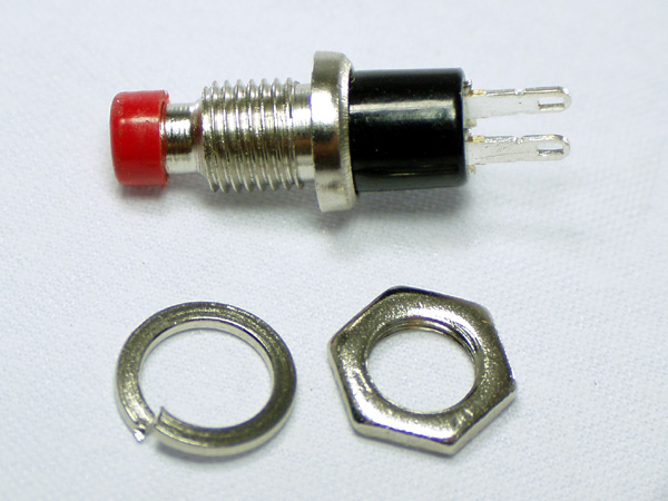 디바이스마트,스위치/부저/전기부품 > 스위치 > 푸쉬버튼 스위치 > 비조광형 스위치,Any Vendor,B접점푸쉬버튼금속스위치,B접점 스위치 / 반대접점 / 버튼을 누르면 접점이 떨어집니다. 다른 푸쉬버튼 스위치와 반대로 접점이 되어있습니다.예를들어 / 문이 닫혀있을때 전기가 흐르다가 / 문을 열면 전기가 안흐르게 할수있습니다.