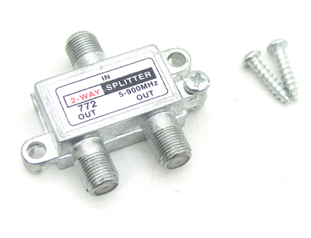 디바이스마트,컴퓨터/모바일/가전 > 네트워크/케이블/컨버터/IOT > KVM스위치/분배기/선택기 > 모니터 선택/분배/확장기,라이트컴,RF 분배기 2:1 [K0644],★나사없이출고됩니다