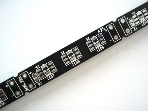 디바이스마트,커넥터/PCB > PCB기판/관련상품 > 특수기판 > 휘어지는 PCB,(주)삼일피엔유,[AF2530] 18LED 0.6t SMD,