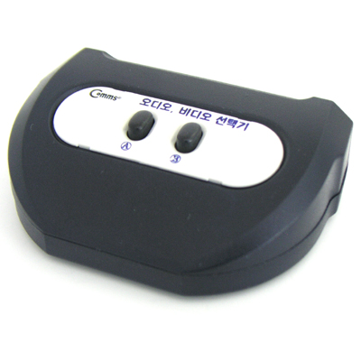 디바이스마트,컴퓨터/모바일/가전 > 네트워크/케이블/컨버터/IOT > KVM스위치/분배기/선택기 > 기타 선택기/분배기,Coms,A/V 수동 선택기 2:1 (1RCA/Stereo 신호) [LC087],