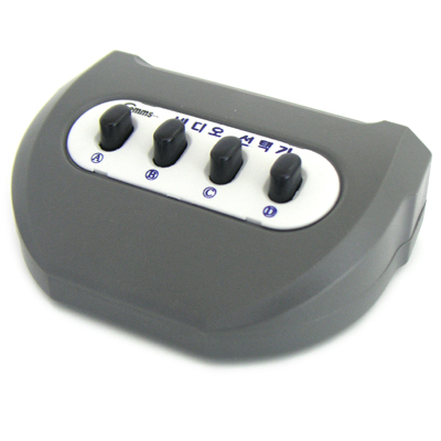 디바이스마트,컴퓨터/모바일/가전 > 네트워크/케이블/컨버터/IOT > KVM스위치/분배기/선택기 > 기타 선택기/분배기,Coms,VIDEO 수동 선택기 4:1 [LC082],