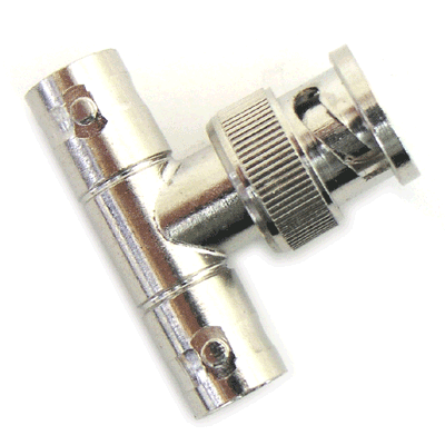 디바이스마트,커넥터/PCB > RF커넥터/케이블 > BNC 커넥터,Coms,BNC T형 젠더 - BNC 통신시 사용 [K0703],BNC T형 젠더 / BNC MALE - FEMALE x2