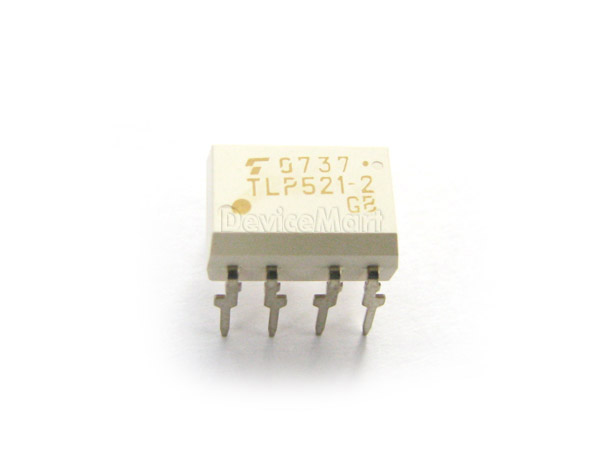 디바이스마트,센서 > 광센서 > 포토 커플러/인터럽터,TOSHIBA,TLP521-2,TOSHIBA Optocoupler DC-IN 2-CH Transistor DC-OUT 8-Pin PDIP