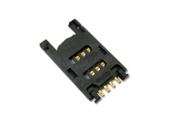 디바이스마트,커넥터/PCB > 핀헤더/IC 소켓 > 메모리 소켓 > 메모리카드용 소켓,AUSTONE,SIM 커넥터(AUS2.54-1207),SIM 소켓 / with Cover(Thin)