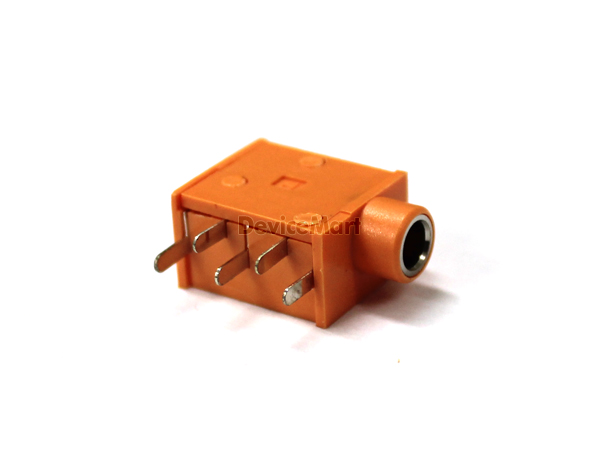 디바이스마트,커넥터/PCB > 플러그/잭 > 이어폰잭/플러그,Any Vendor,PJ-325C(ORANGE),스테레오 커넥터 / 3.5mm / FEMALE