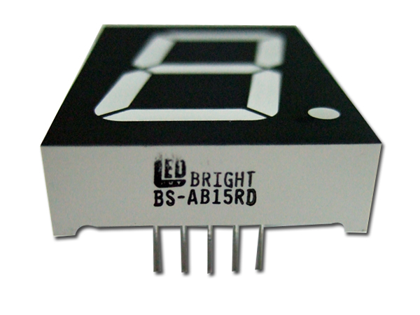 디바이스마트,LED/LCD > FND/도트매트릭스 > FND(세그먼트LED) > FND,BRIGHTLED,BS-AB15RD,배열 : 1자리 / 전압 : 4.4V / 전력 : 80mW / 색상 : 레드(Red)