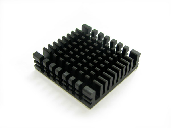 사각 방열판(크로스/흑색)-30x30x8