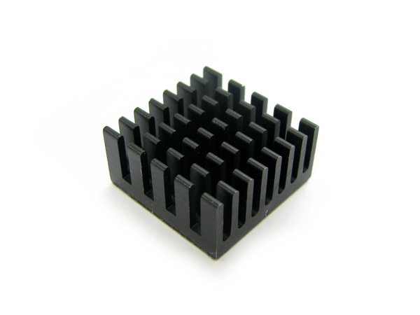 사각 방열판(크로스/흑색)-20x20x10