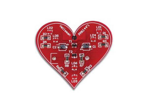 SMD FLASHING HEART(MK144)
